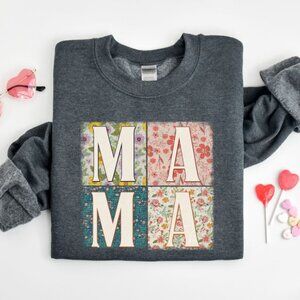 Floral Mama Sweatshirt, Mother's Day Gift, Gift For Mother